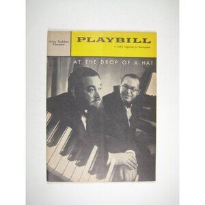 Drop of a Hat Playbill 1960 Michael Flanders Donald Swan Cohen Golden Theatre